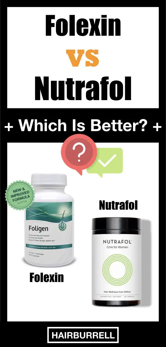 Review of Nutrafol vs Folexin